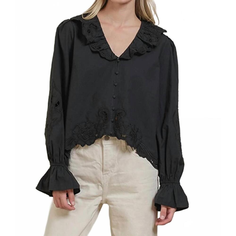 NEW RAISONNEL lene top in noir
